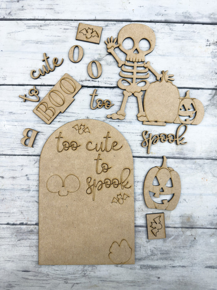 Too Cute to Spook Standard Arch Insert for Interchangeable Standard Arches Bases