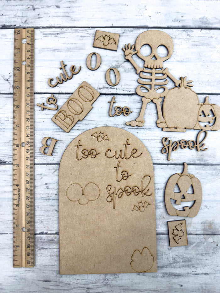Too Cute to Spook Standard Arch Insert for Interchangeable Standard Arches Bases