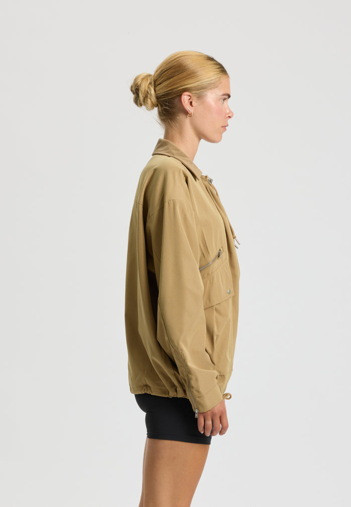 Rethinkit Track Jacket Cargo 90´ties Jackets 3188 desert leaf