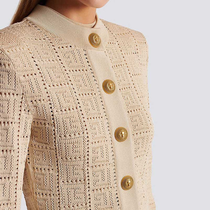 Trendy Chic Suit Knitted Cardigan Coat + Sleeveless Midi Dress Set Two Pieces Dress Suit
