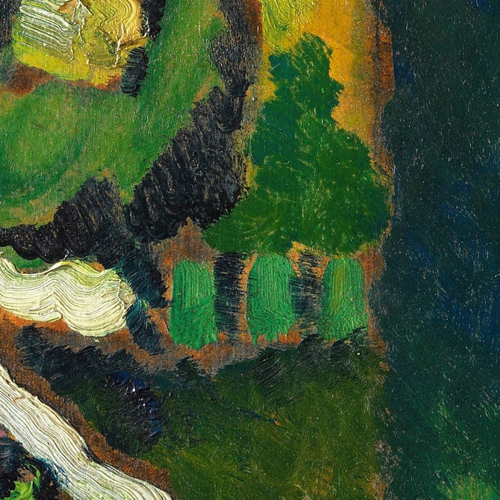 Treppe zum Schloss (Murnau) by Wassily Kandinsky, 1909