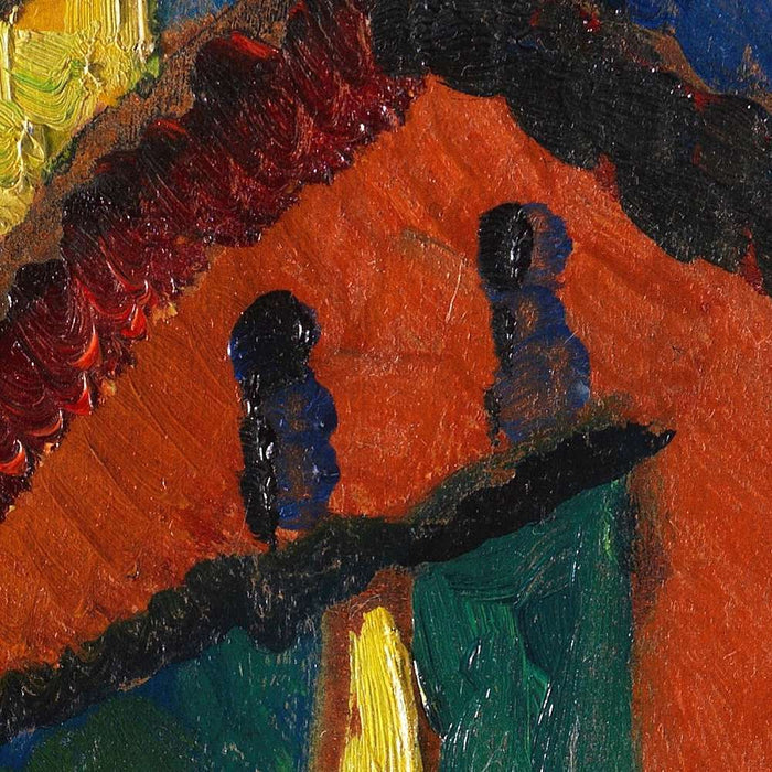 Treppe zum Schloss (Murnau) by Wassily Kandinsky, 1909