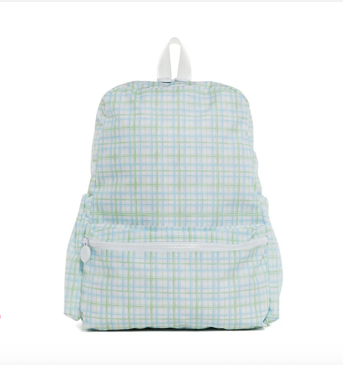 TRVL - Backpack - Classic Green Plaid