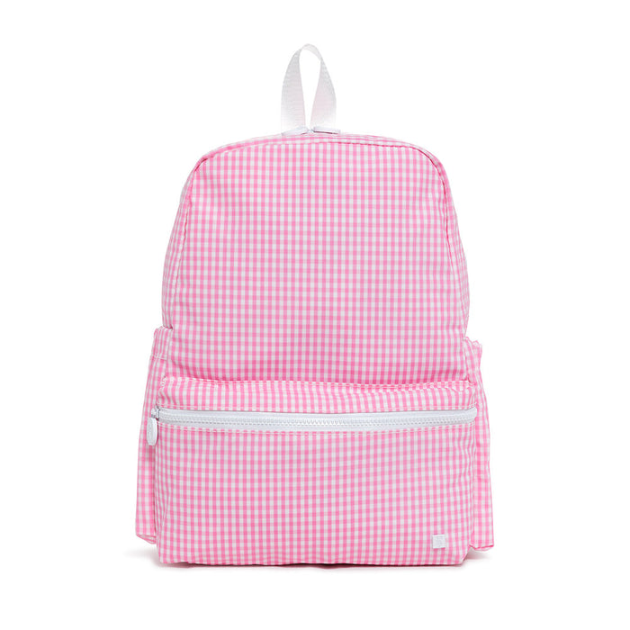 TRVL - Backpack - Gingham Pink
