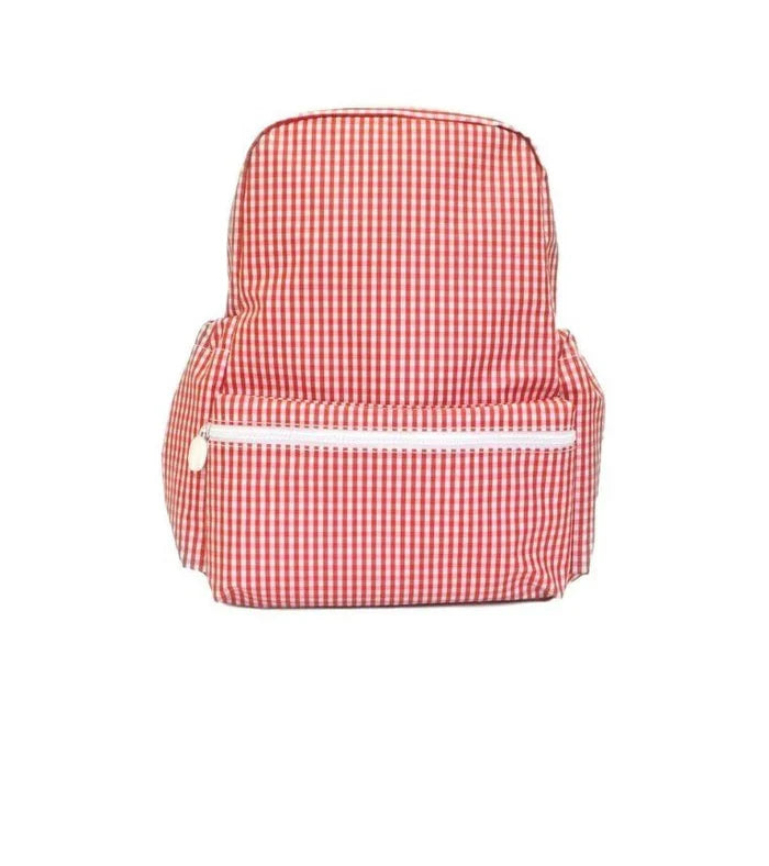 TRVL - Backpack - Gingham Red