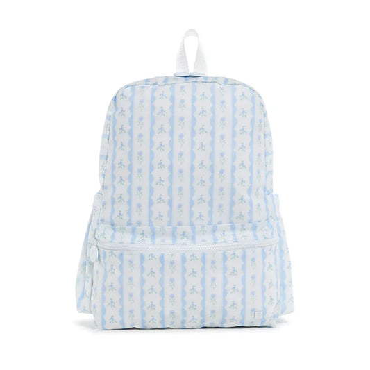 TRVL - Backpack - Ribbon Blue Floral