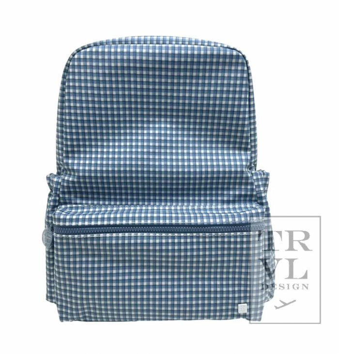 TRVL - Backpack - Rodeo Check Indigo