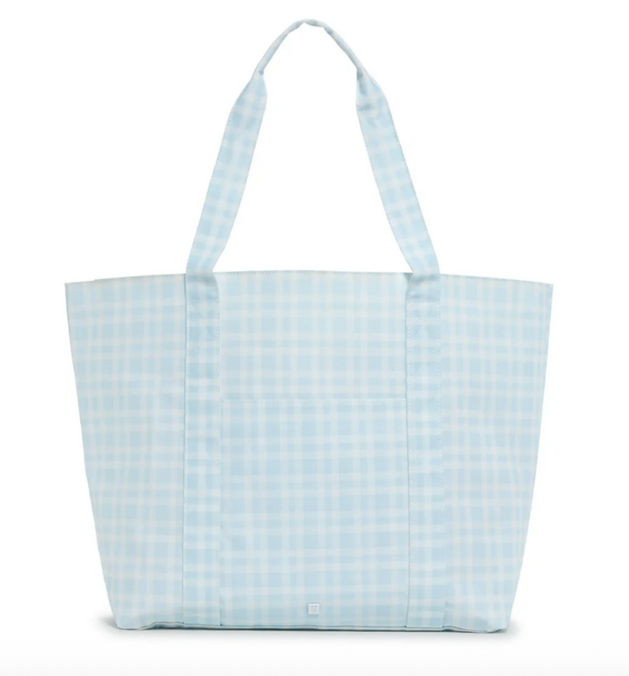 TRVL - Jumbo Tote - Pimlico Blue Plaid