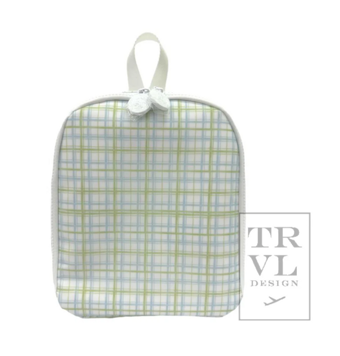 TRVL - Lunch Bag - Classic Green Plaid