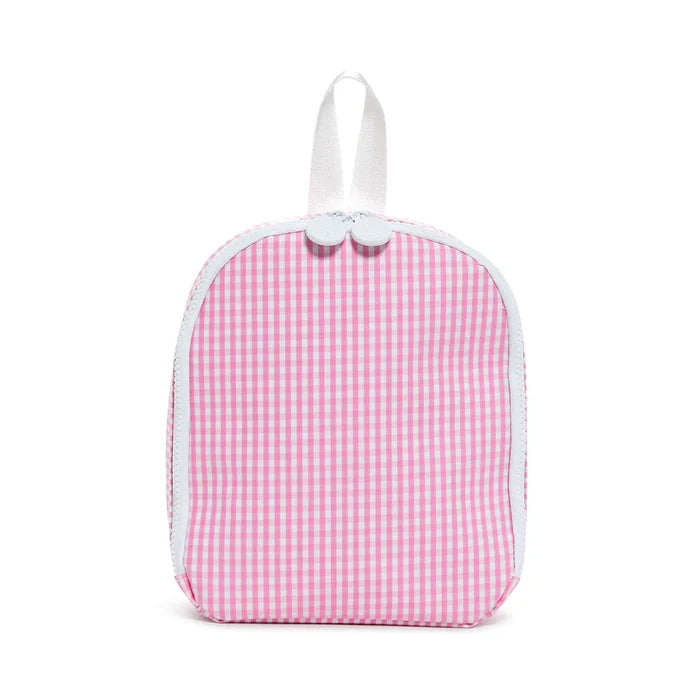 TRVL - Lunch Bag - Gingham Pink