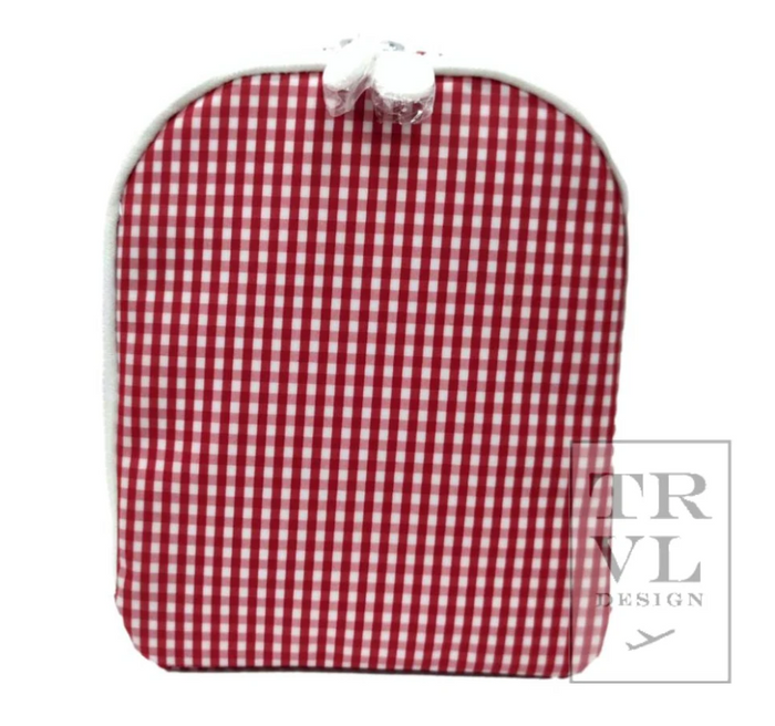 TRVL - Lunch Bag - Gingham Red