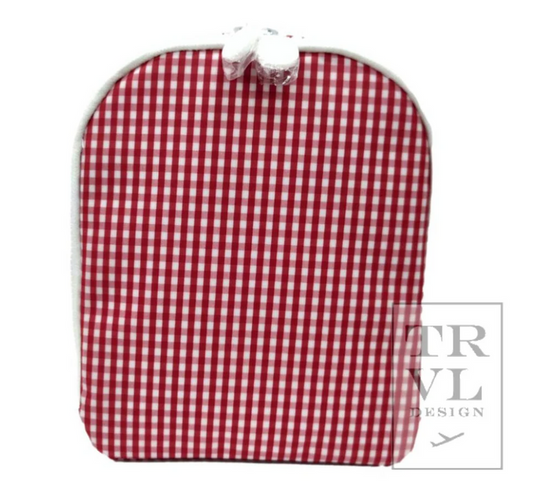 TRVL - Lunch Bag - Gingham Red