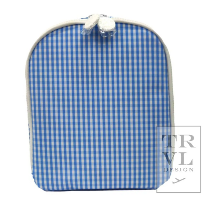 TRVL - Lunch Bag - Gingham Sky