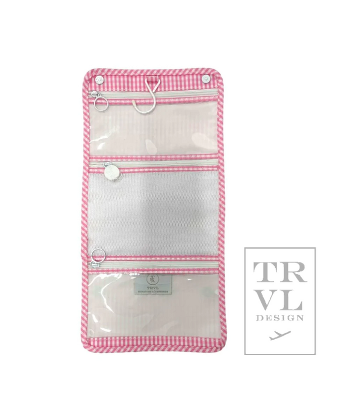 TRVL - Mini Rollup - Pink Gingham