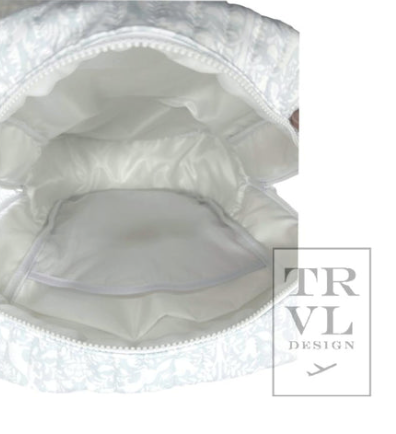 TRVL - Quilted All You Need Bag - Blue Woodland Floral