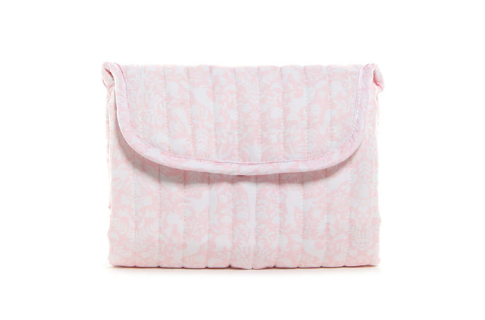 TRVL - Quilted Changing Mat - Pink Woodland