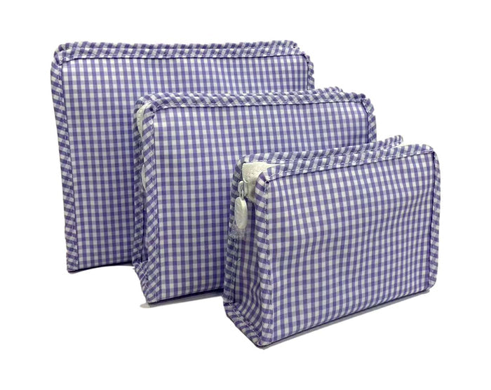 TRVL - Roadie Large - Lilac Gingham