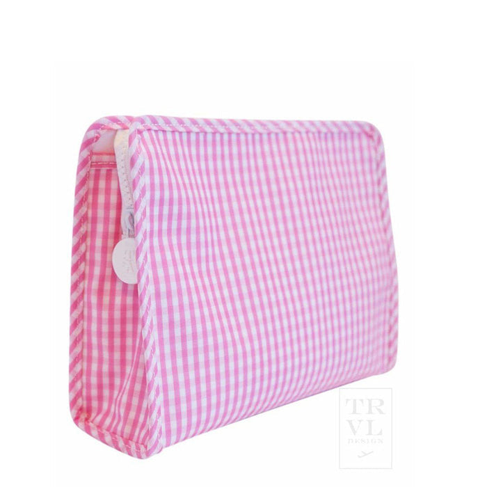 TRVL - Roadie Medium - Pink Gingham