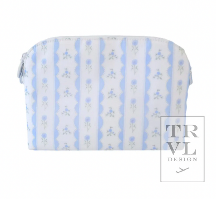 TRVL Goodie Bag - Ribbon Blue Floral