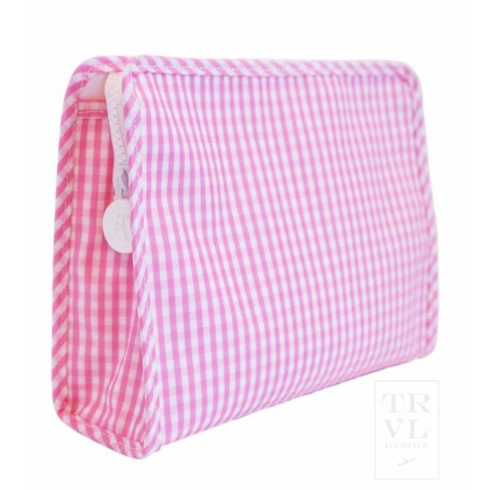 TRVL Roadie Large - Pink Gingham