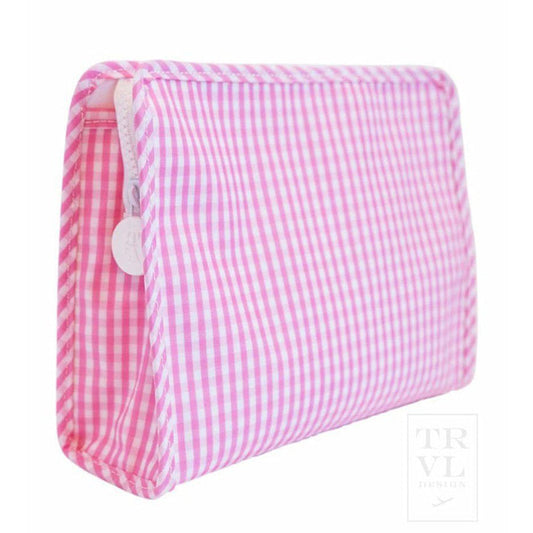 TRVL Roadie Large - Pink Gingham