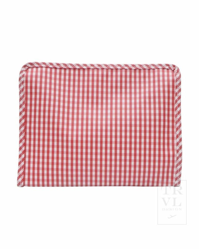 TRVL Roadie Medium - Gingham Red