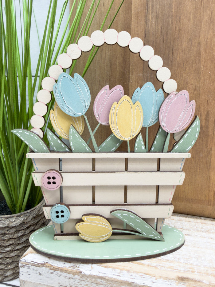 Tulips in Basket DIY Kit