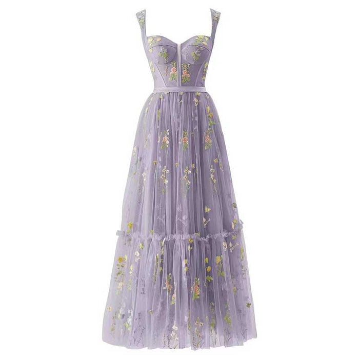 Tulle Butterfly Homecoming Dress Lace Applique Wedding Ball Gown Prom Dress