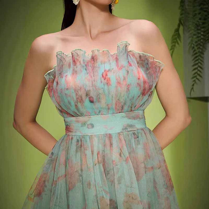 Tulle Strapless Short Homecoming Dress – Sweet & Flirty Party Dress for School Dance