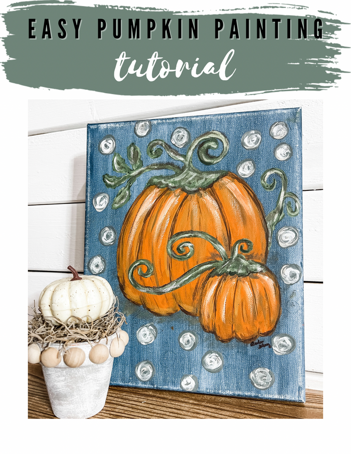 Tutorial: Easy Pumpkins Painting