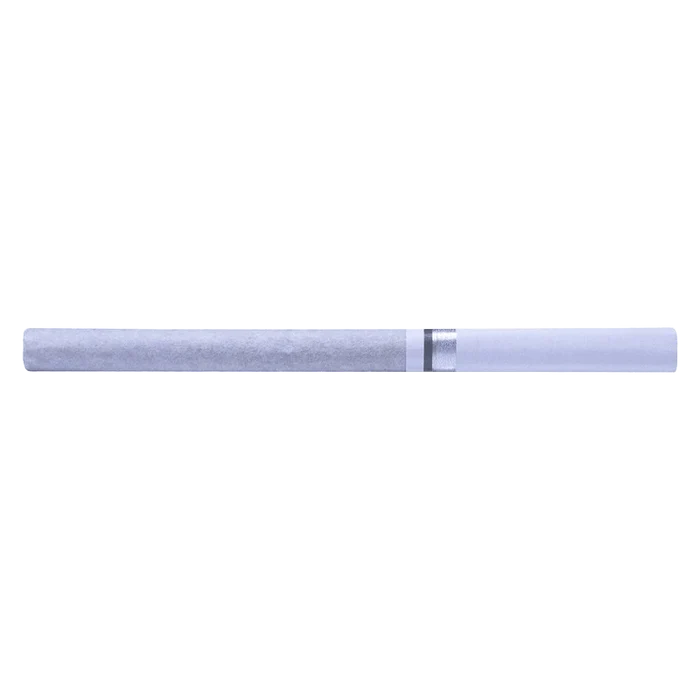 A side view of the Twisted Citrus Super Slim Electric Dartz PR, showing its sleek, cylindrical shape against a plain white background.