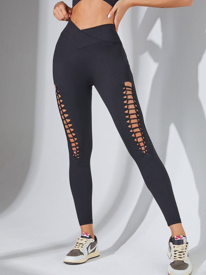 Ultimate Cutout Lace-up Leggings
