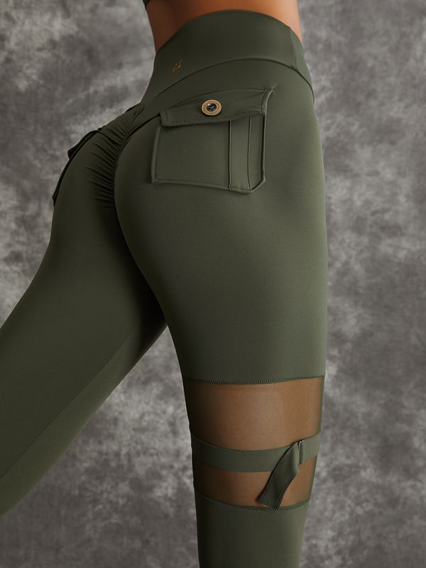 Leggings / Dark Sea Green / S