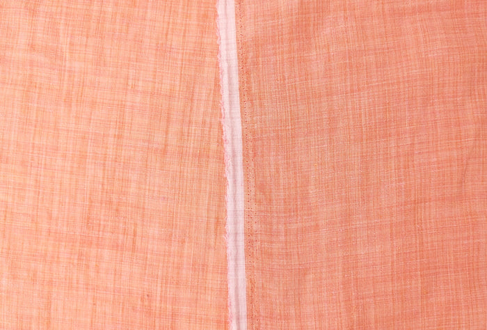 Vibrant Orange 100% Linen Fabric – Space-Dyed, Lightweight Perfection 4758