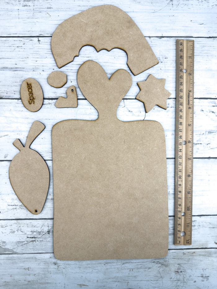 Watermelon Bite Cutting Sun Bird Board DIY Kit