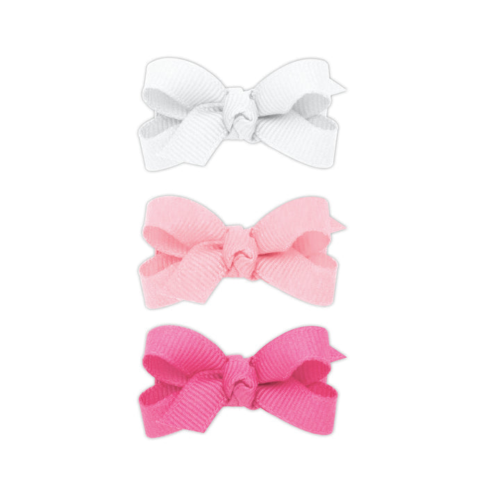 Wee Ones Bows - Baby Trio - Pink