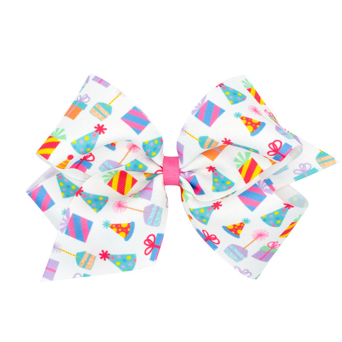 Wee Ones Bows - King - Festive Birthday