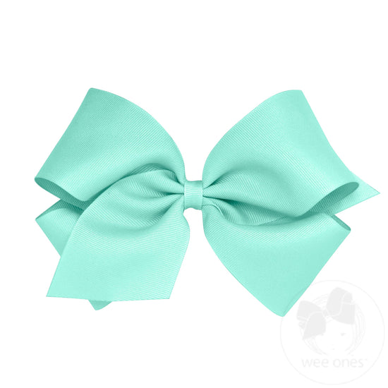 Wee Ones Bows - King - Grosgrain Aqua
