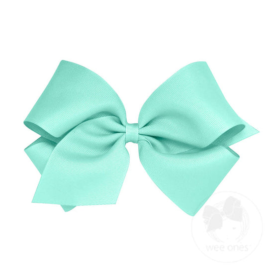 Wee Ones Bows - King - Grosgrain Aqua