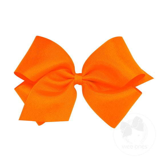 Wee Ones Bows - King - Grosgrain Orange