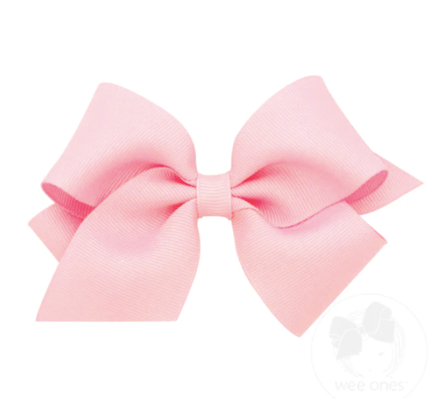 Wee Ones Bows - Medium - Light Pink