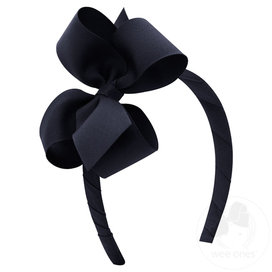 Wee Ones Headbands - Medium - Navy