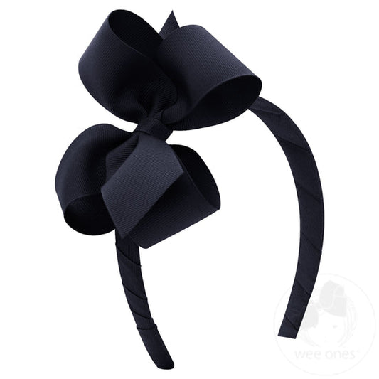 Wee Ones Headbands - Medium - Navy