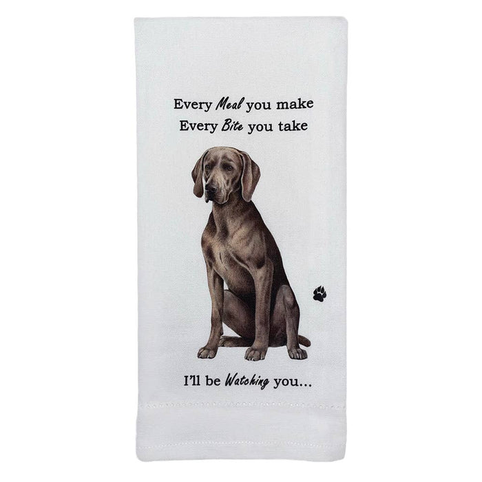 Weimeraner Dog Kitchen Towel - Premium Kitchen Towels from E&S Pets - Just $10.95! Shop now at Pat's Monograms