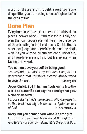 What's Your Plan? (ESV)