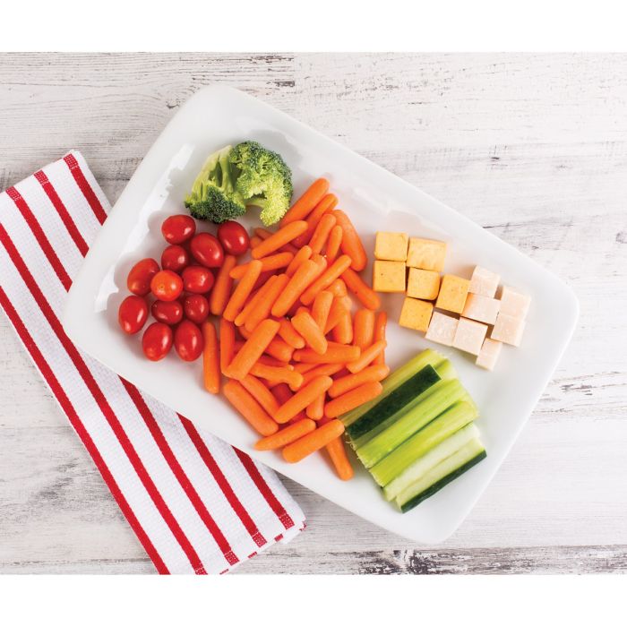 White Rectangular Platter "14