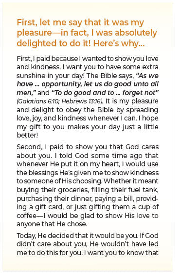 Why I Paid