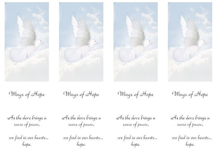 Wings of Hope Bookmark - ST777-BM