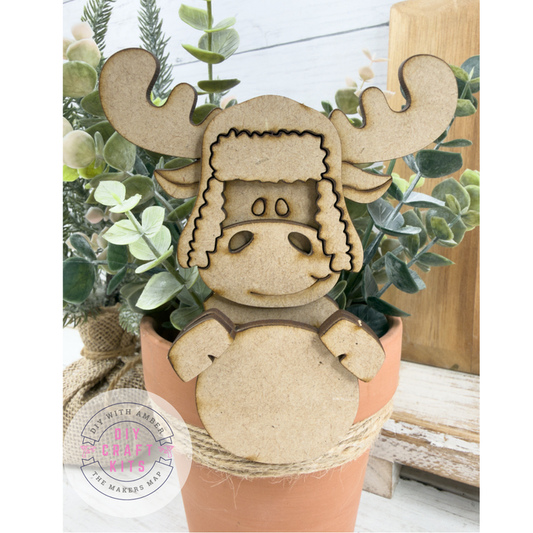 Winter Snowball Moose Hugger Kit