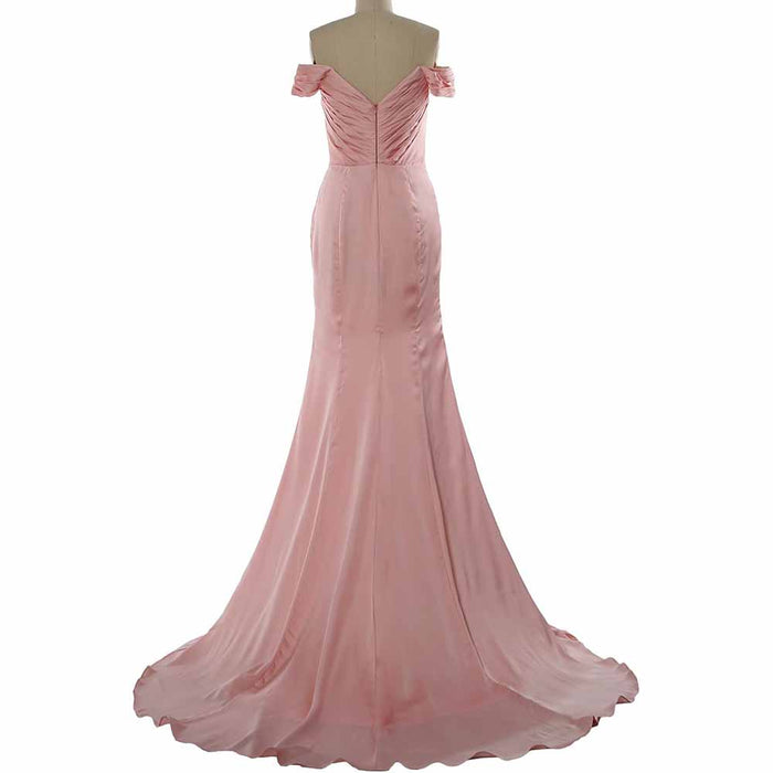 Women A-Line Formal Party Evening Gown Off Shoulder Long Prom Dress